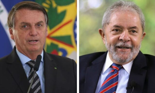 Jair Bolsonaro e Lula se enfrentam no nas eleições presidenciais de 2022 [Fábio Rodrigues Pozzebom / Agência Brasil e Ricadro Stuckert/ Instituto Lula]
