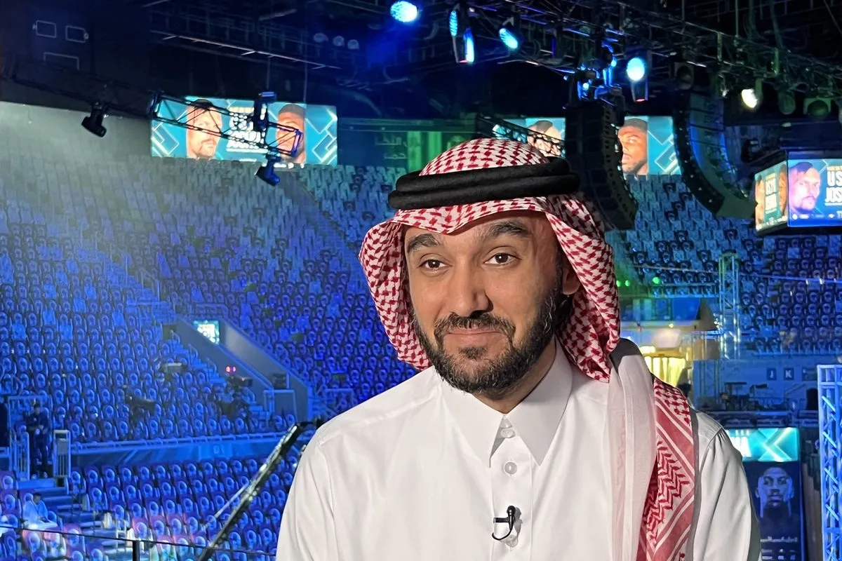 Príncipe Abdulaziz bin Turki Al-Faisal, Ministro dos Esportes da Arábia Saudita, em Jeddah, Arábia Saudita, em 19 de agosto de 2022 [Rania Sanjar/AFP/Getty Images]
