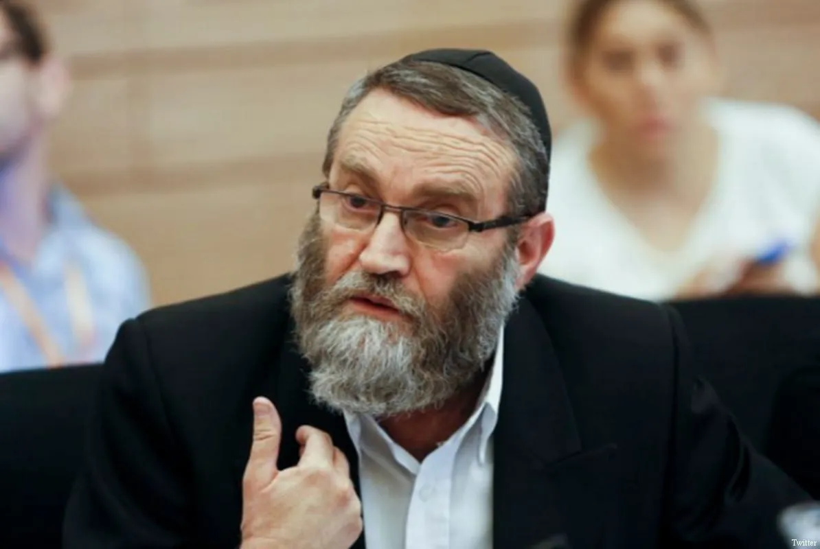Moshe Gafni, parlamentar israelense de extrema-direita