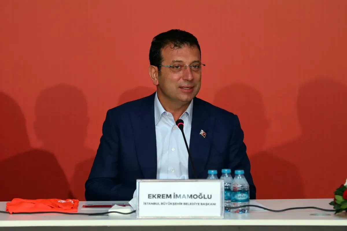 Prefeito de Istambul Ekrem Imamoglu [Nevzat Yildirim/Agência Anadolu]