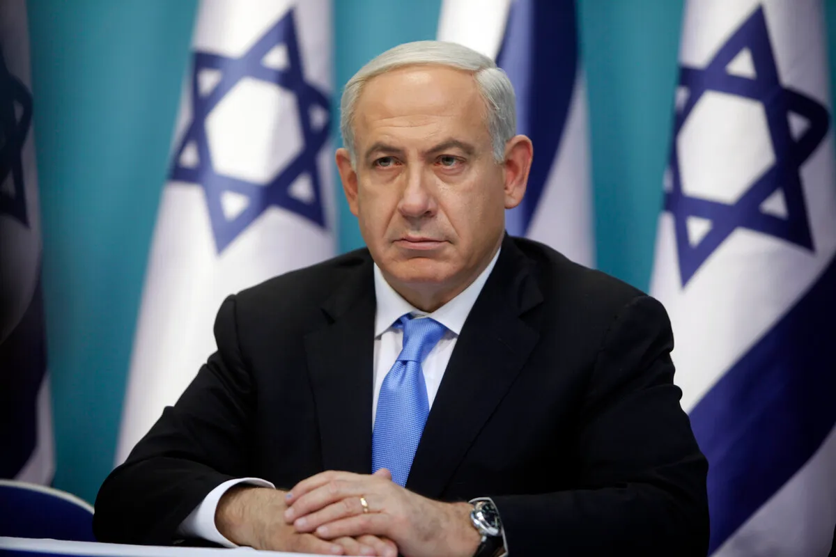 Então premiê israelense Benjamin Netanyahu em Jerusalém ocupada, em 21 de novembro de 2012 [Lior Mizrahi/Getty Images]