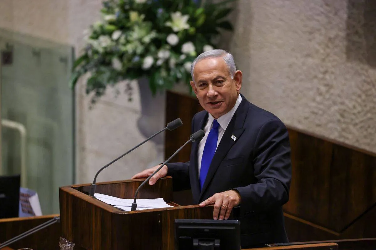 Primeiro-ministro israelense Benjamin Netanyahu em Jerusalém [Parlamento israelense (Knesset)/Agência Anadolu]Primeiro-ministro israelense Benjamin Netanyahu em Jerusalém [Parlamento israelense (Knesset)/Agência Anadolu]
