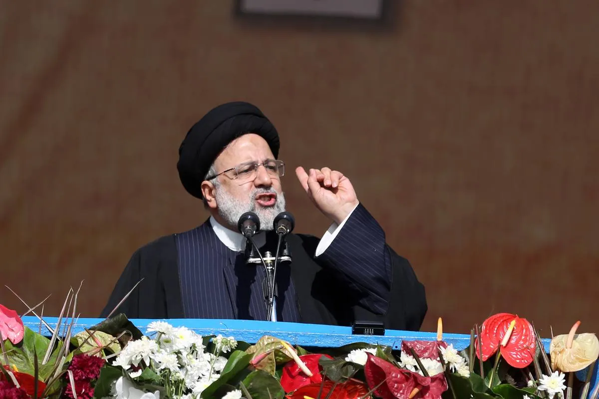 Presidente iraniano Ebrahim Raisi em 11 de fevereiro de 2023 [Fatemeh Bahrami/Agência Anadolu]
