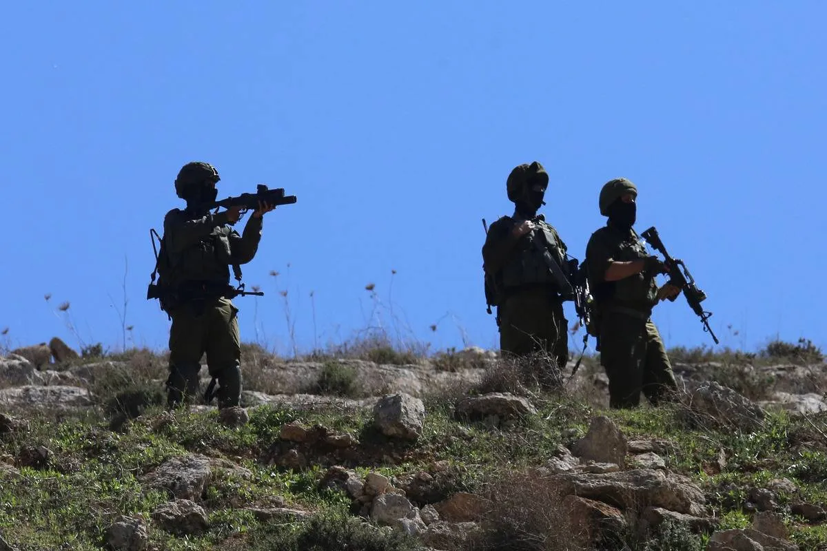 Polícia de Israel [Nedal Eshtayah/Agência Anadolu]