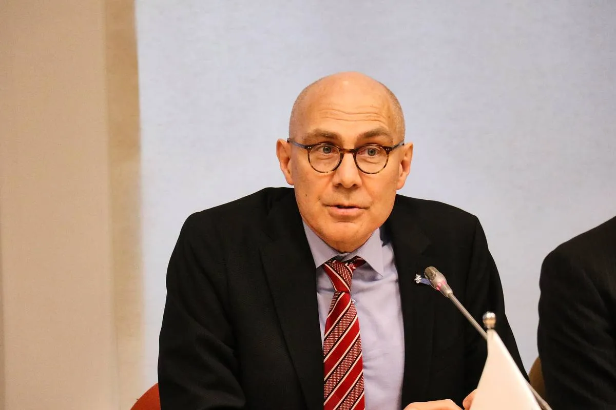 Volker Turk, comissário das Nações Unidas para Direitos Humanos, em Astana, Cazaquistão, 17 de março de 2023 [Meiramgul Kussainova/Agência Anadolu]
