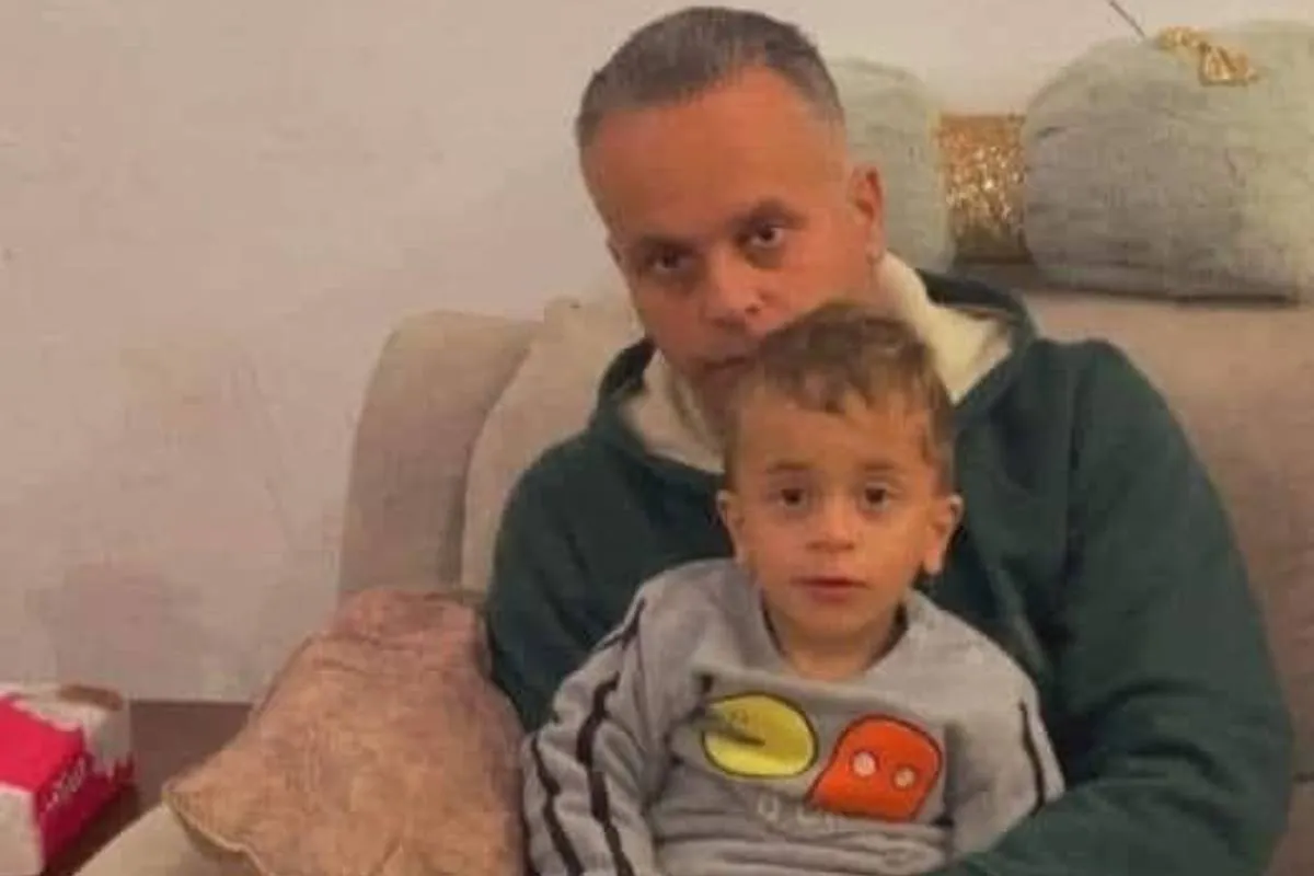 Retrato de menino palestino vítima de uma incursão israelense na Cisjordânia ocupada [Twitter]