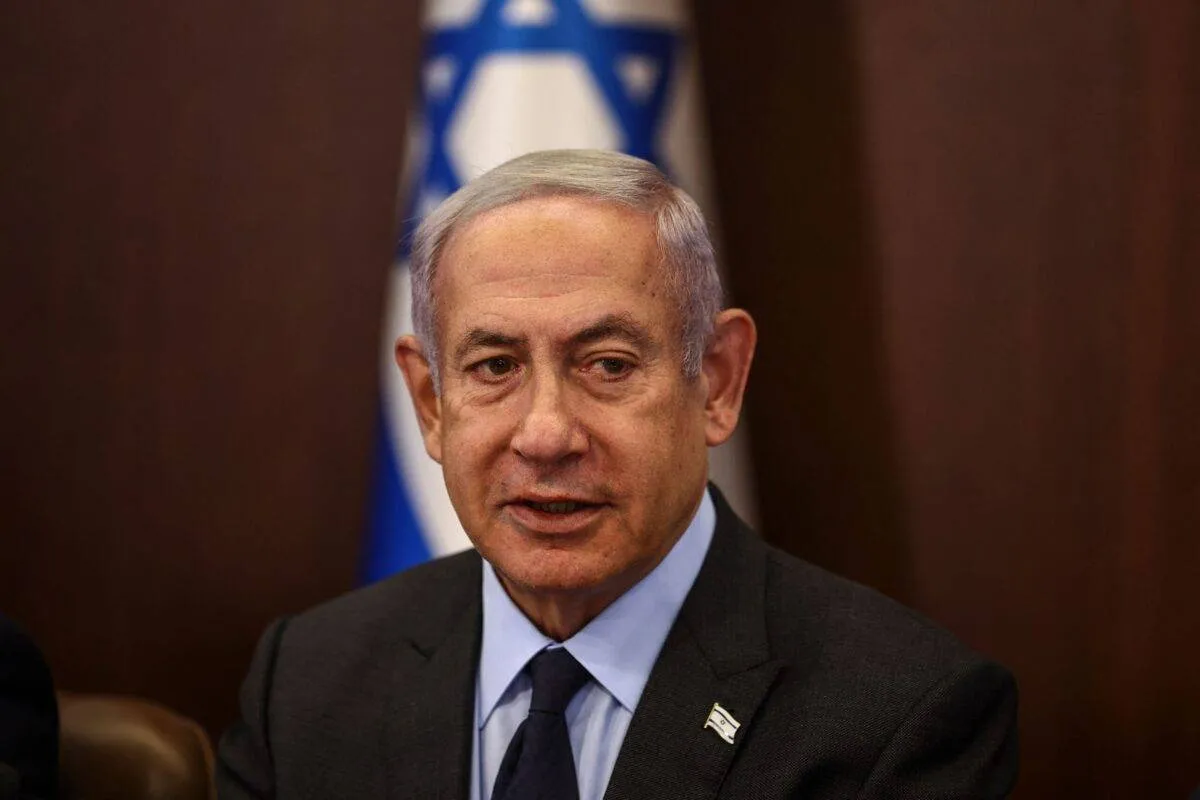Primeiro-ministro de Israel, Benjamin Netanyahu, em Jerusalém ocupada, 2 de julho de 2023 [Ronen Zvulun/AFP via Getty Images]

