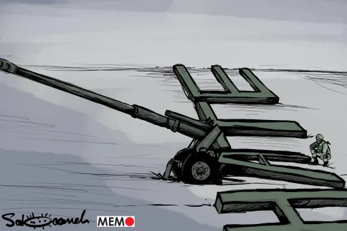 A guerra no Sudão continua... - Cartoon [Sabaaneh/Monitor do Oriente Médio]