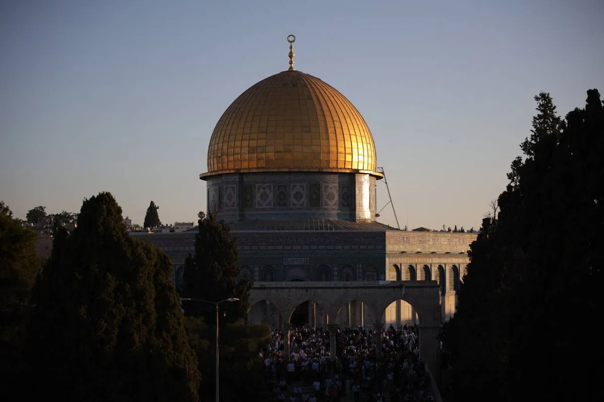 Complexo de Al-Aqsa em Jerusalém ocupada, 28 de junho de 2023 [Saeed Qaq/Agência Anadolu]
