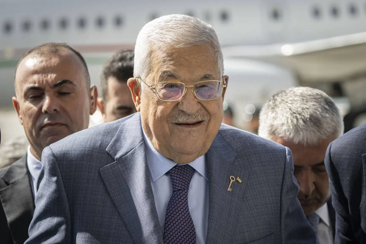 Presidente da Autoridade Palestina, Mahmoud Abbas, em 24 de julho de 2023 [Emin Sansar/Agência Anadolu]
