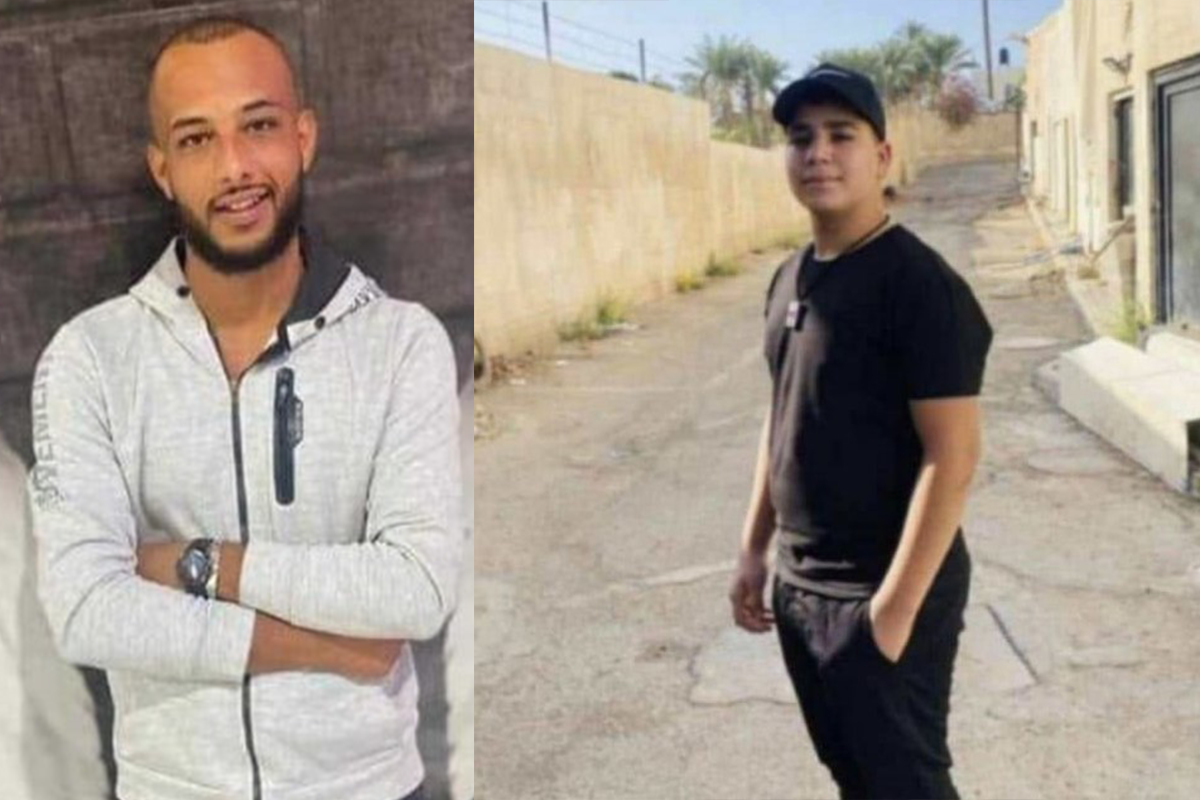 Mohammed Najum al-Omar e Qusai al-Walaji foram mortos a tiros por forças israelenses no campo de refugiados de Aqabat Jabr, em Jericó, na Cisjordânia ocupada, em 15 de agosto de 2023 [Reprodução/Redes sociais]
