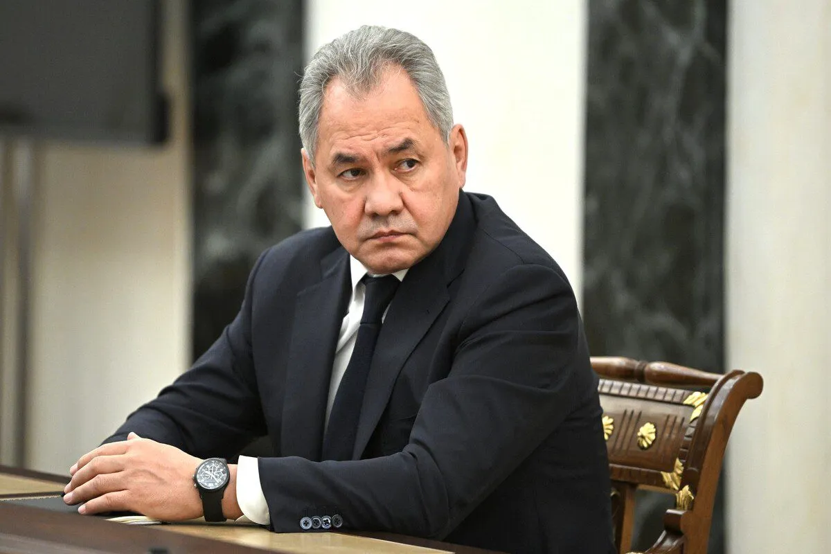 Ministro da Defesa da Rússia, Sergey Shoygu, em Moscou, 14 de fevereiro de 2022 [Kremlin/Agência Anadolu]
