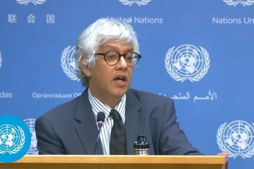  Porta-voz da ONU, Farhan Haq [ONU]