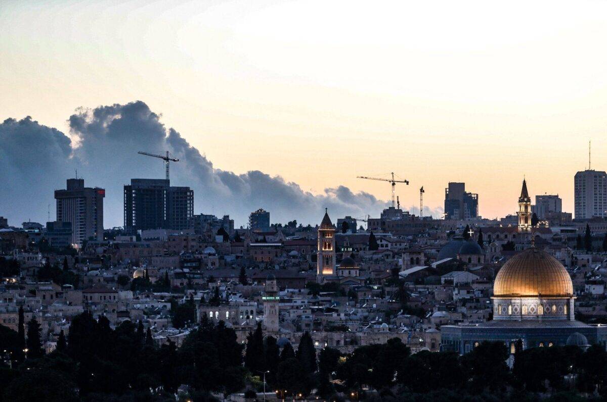 Cidade Velha de Jerusalém, em 15 de agosto de 2021 [Ahmad Gharabli/AFP via Getty Images]
