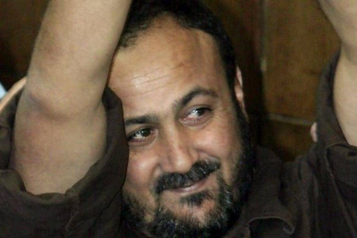 Marwan Barghouti, liderança do movimento palestino Fatah, em custódia de Israel [Twitter]
