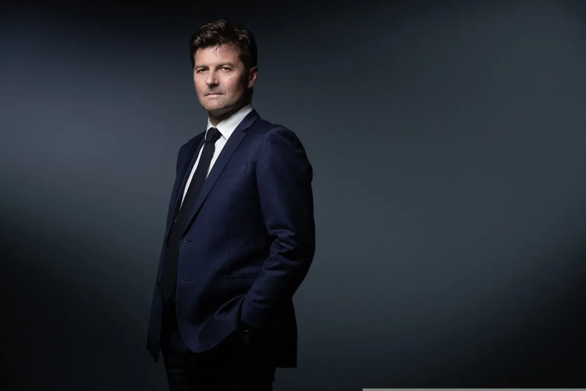 Stephane Le Rudulier, senador francês de extrema-direita, em Paris, 14 de setembro de 2022 [Joel Saget/AFP via Getty Images]
