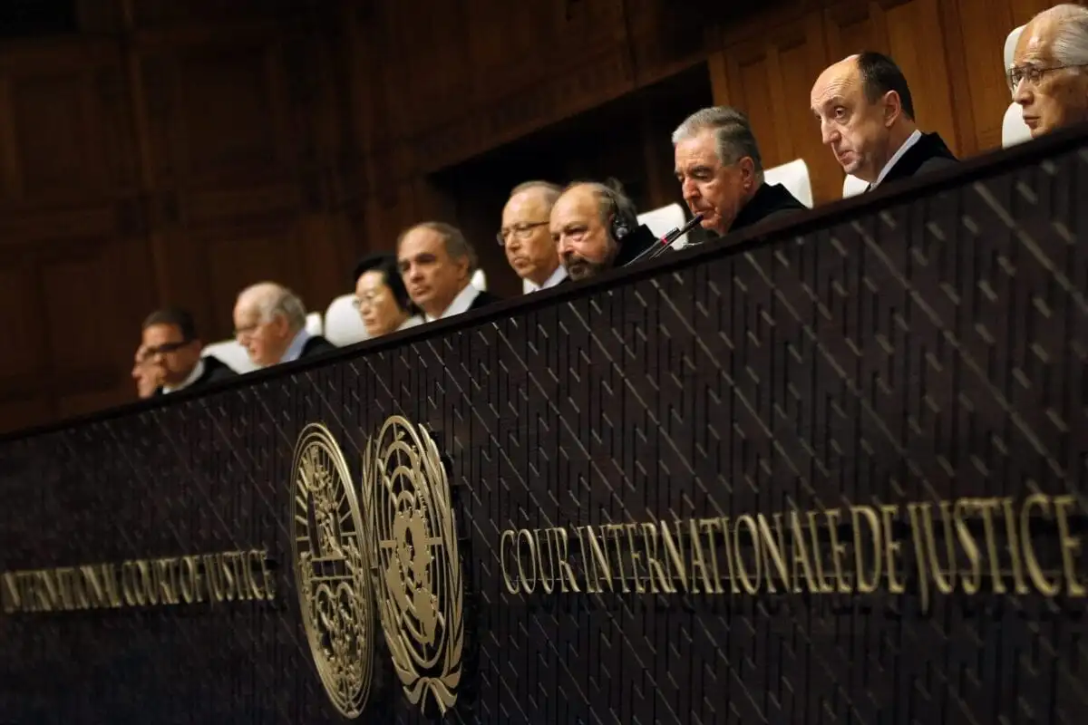 Tribunal de Justiça Internacional, em Haia, 27 de janeiro de 2014 [Bas Czerwinski/AFP via Getty Images]


