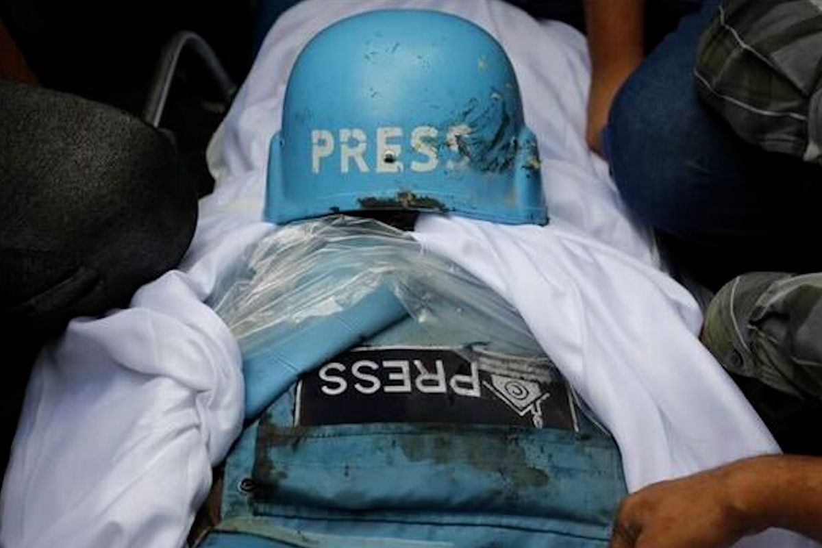 Em dois meses, Israel matou mais jornalistas em Gaza do que em qualquer outro momento da história [Reprodução]
