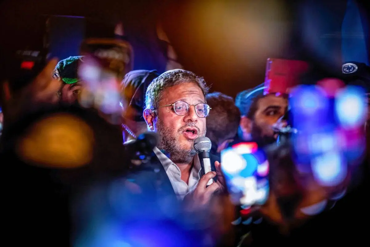 Ministro da Segurança Nacional de Israel, Itamar Ben-Gvir [Eyal Warshavsky/SOPA Images/LightRocket via Getty Images]
