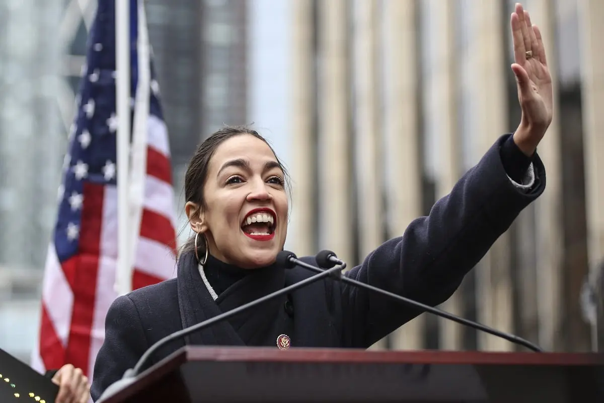 Alexandria Ocasio-Cortez, congressista de Nova York, em 19 de janeiro de 2019 [Dimitri Rodriguez]

