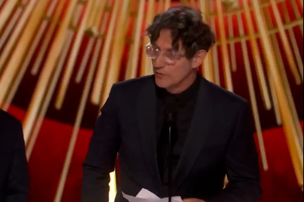 Jonathan Glazer em seu discurso na premiação do Oscar condena ‘desumanização’ de Gaza [Captura de vídeo]