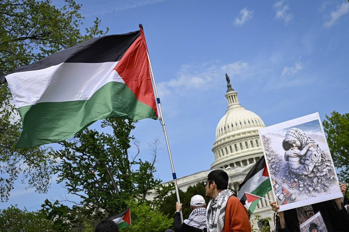 Congresso dos EUA proíbem canto ‘Palestina Livre do Rio ao Mar’