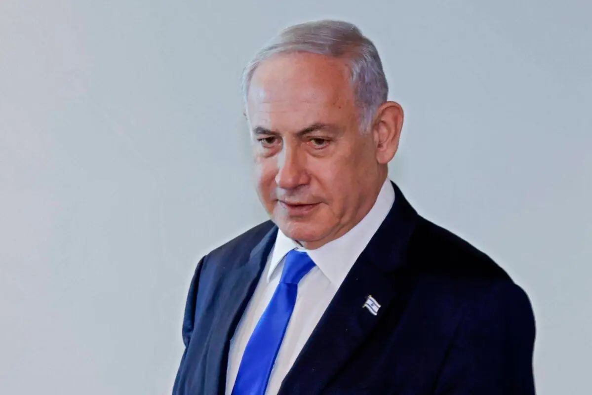  Primeiro-ministro israelense, Benjamin Netanyahu, em 20 de setembro de 2023, na cidade de Nova Iorque [Kena Betancur/Getty Images]
