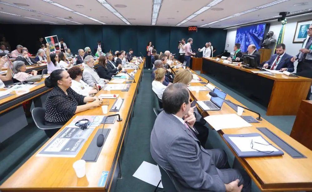 Câmara dos Deputados do Brasil, em Brasília, abril de 2024 [Câmara dos Deputados/Reprodução]
