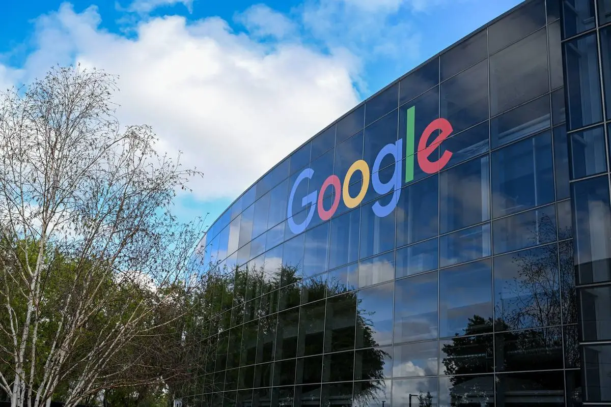 Vista da sede do Google em Mountain View, Califórnia, Estados Unidos, em 23 de março de 2024 [Tayfun Coşkun - Anadolu Agency]