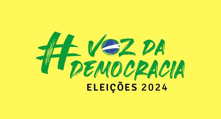Publicidade do Tribunal Superior Eleitoral (TSE) para as eleições municipais no Brasil de 2024 [TSE/Divulgação]
