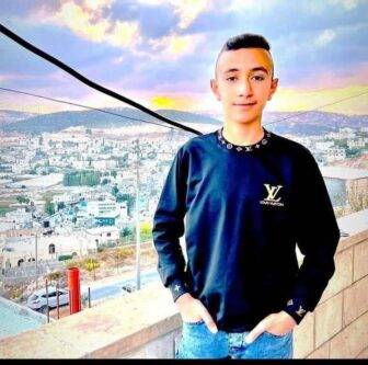 Muin Ghassan Fahed Salahat, preso aos 14 anos por Israel ]Redes Sociais]
