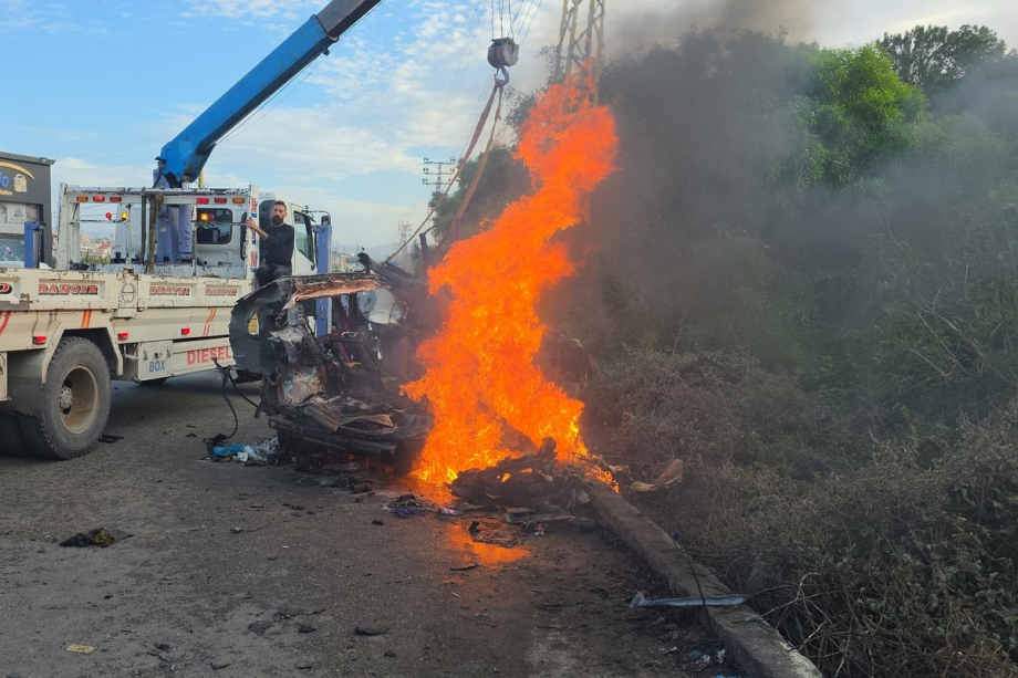 Danos causados por ataques israelenses em Burj el-Shamali, em Tiro, no Líbano, em 26 de janeiro de 2026 [Mohamad Zanaty/Agência Anadolu]