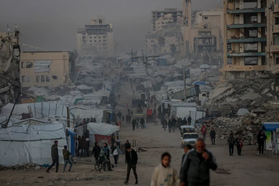 Destruição na Cidade de Gaza, sob ataques de Israel, em 26 de janeiro de 2026 [Saeed M. M. T. Jaras/Agência Anadolu]