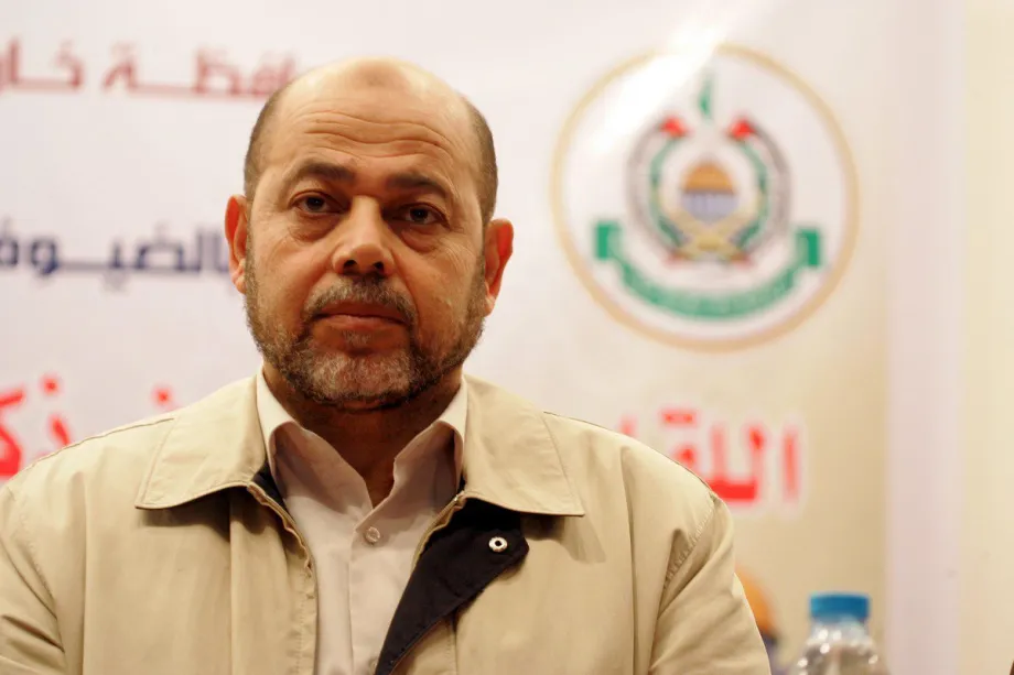 Musa Abu Marzouq, membro sênior do gabinete político do Hamas, em 7 de junho de 2015 [Abed Rahim Khatib/ApaImages]