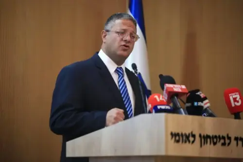 Ministro de Segurança Nacional de Israel, Itamar Ben-Gvir, em 24 de janeiro de 2023 [Saeed Qaq/Agência Anadolu]