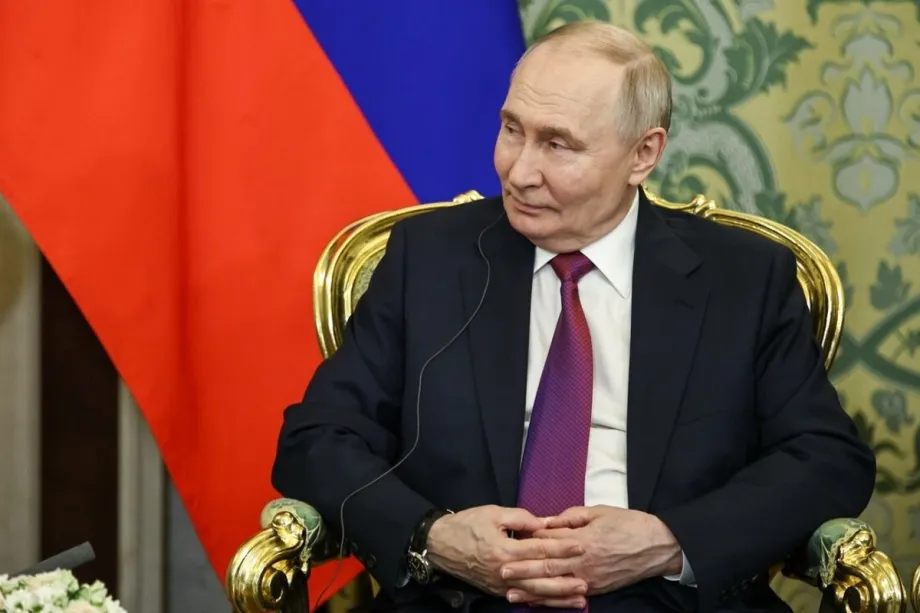 O presidente russo Vladimir Putin em Moscou, Rússia, em 28 de janeiro de 2026. [Gabinete de Imprensa do Kremlin – Agência Anadolu]