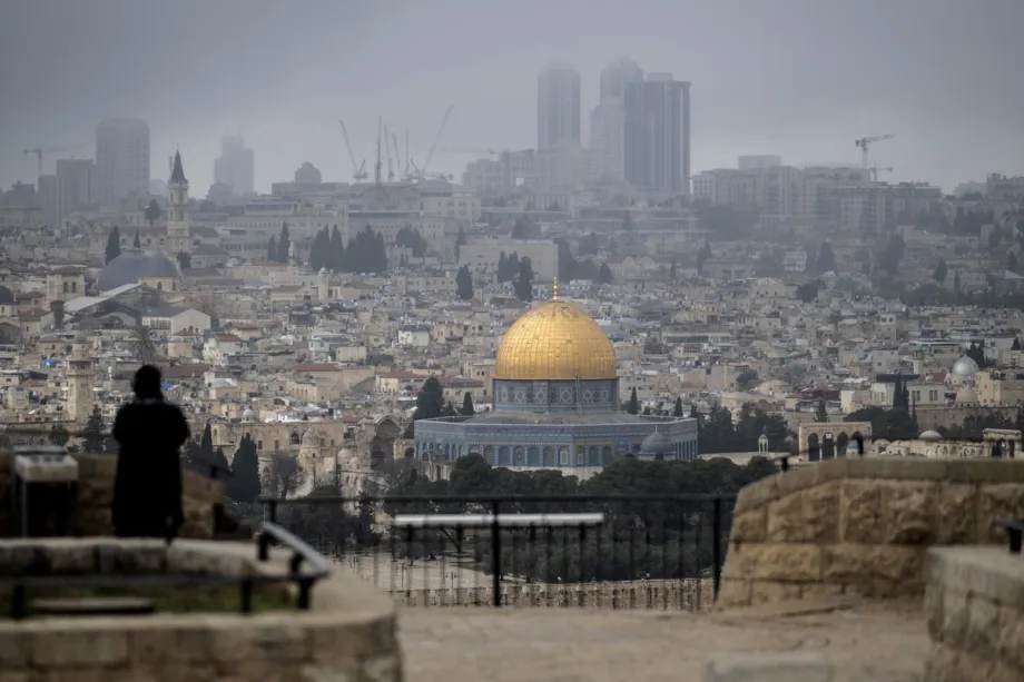 Mesquita de Al-Aqsa em Jerusalém ocupada, em 27 de março de 2026 [Mostafa Alkharouf/Agência Anadolu]
