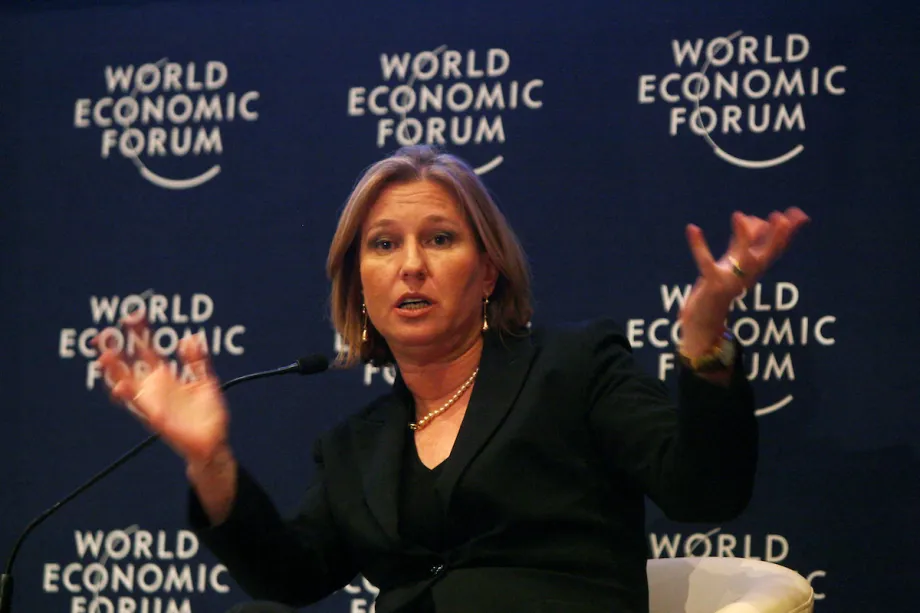 Ex-ministra das Relações Exteriores de Israel, Tzipi Livni. [Foto de AWAD / AFP via Getty Images]