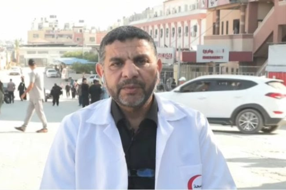 O médico palestino Marwan al-Hams, detido por Israel. [Foto/Redes sociais]